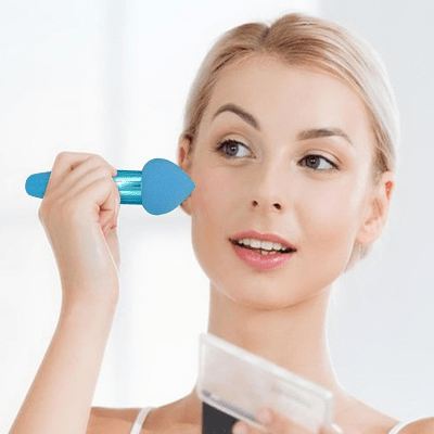 Pinceau Maquillage - PowderCosmeticBrushes™ - Bleu - My Glamour Girls